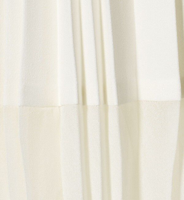 UNITED ARROWS「シアー コンビ プリーツ スカート」|スカート|