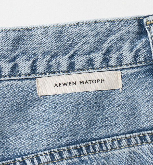 AEWEN MATOPH「＜AEWEN MATOPH＞デニムタックパンツ」|デニム|