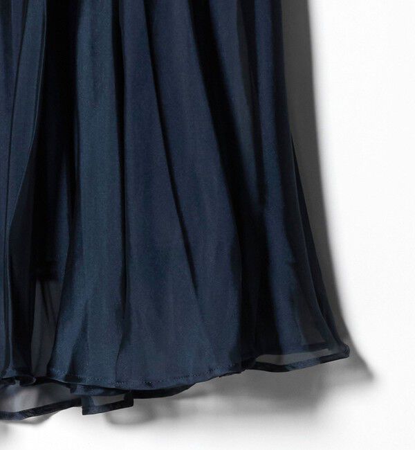 UNITED ARROWS「シャンブレー オーガンザ ポケット スカート」|スカート|