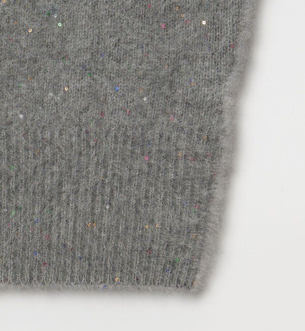 UNITED ARROWS「フォックス カシミヤ スパンコール 2WAY ニットベスト」|ベスト・ジレ|