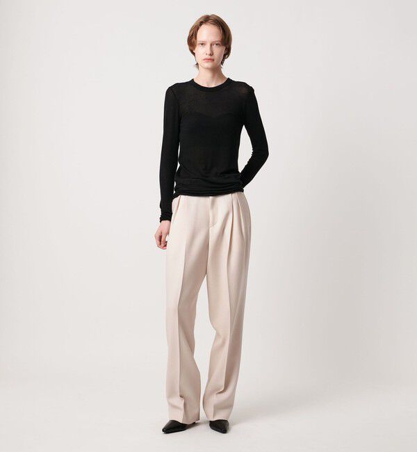 AEWEN MATOPH「＜AEWEN MATOPH＞クルーネックロングスリーブカットソー」|Tシャツ・カットソー|