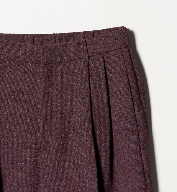 UNITED ARROWS「2タック メランジ ワイド パンツ ‐ウォッシャブル‐」|スラックス|
