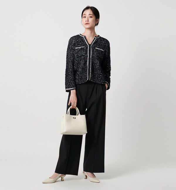 UNITED ARROWS「トロピカル ２タック ワイドパンツ ストレッチ」|チノ|