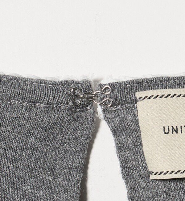 UNITED ARROWS「BROCHE  フラワーモチーフ ニット」|ニット・セーター|