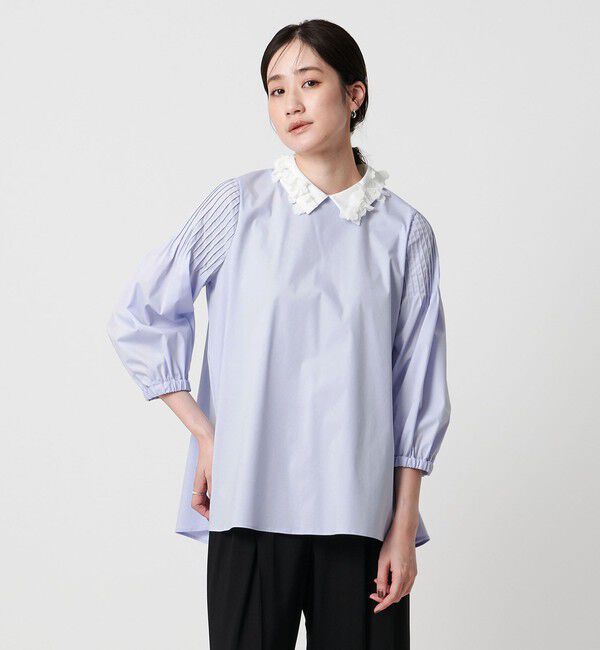 UNITED ARROWS「2WAYカラー ブラウス‐ウォッシャブル‐」|シャツ・ブラウス|