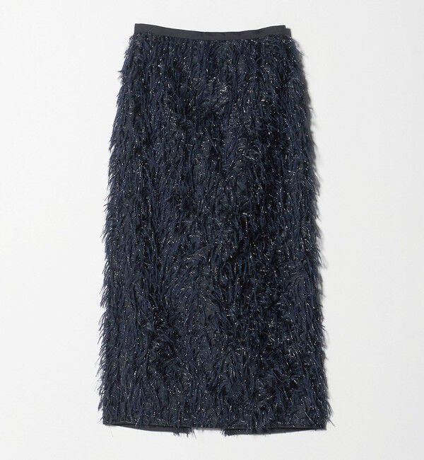 UNITED ARROWS「ヘアリー ラメ カットジャガード タイト スカート」|スカート|