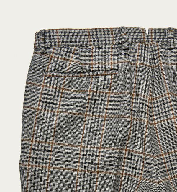 UNITED ARROWS「＜SOVEREIGN＞ ウール チェック ストレートパンツ」|スラックス|