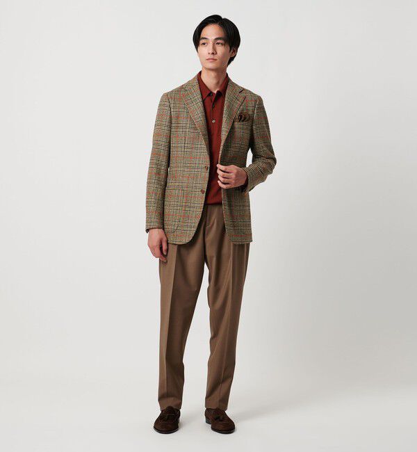 UNITED ARROWS「ウィンドウペン 3ボタン テーラードジャケット C‐MODEL」|テーラードジャケット|