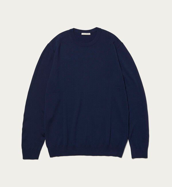 UNITED ARROWS「ハイゲージ クルーネックニット」|ニット・セーター|