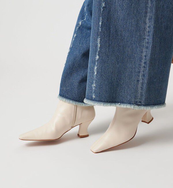 UNITED ARROWS「レザー ショートブーツ」|ショートブーツ|