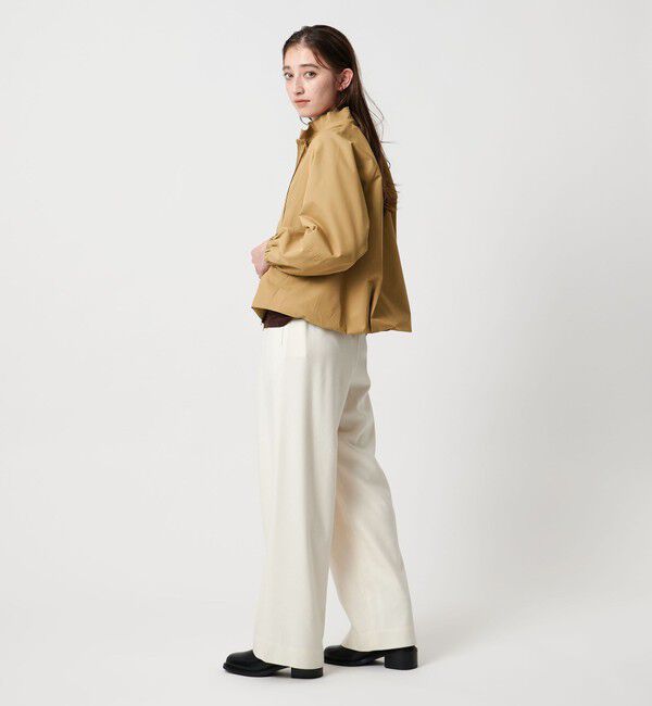 UNITED ARROWS「【別注】＜Marilyn Moon＞プリーツ ネック ブルゾン」|ブルゾン・スタジャン|