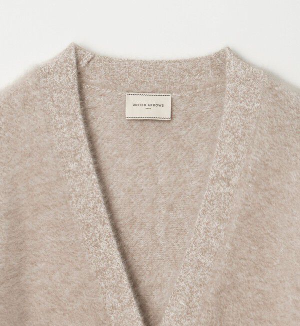 UNITED ARROWS「フォックスカシミヤ スパンコール ミドル カーディガン」|カーディガン|