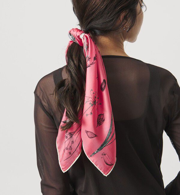 UNITED ARROWS「＜manipuri＞SILK 65&times;65 スカーフ 25FW」|マフラー|