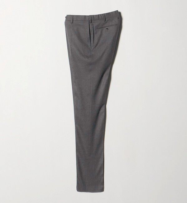 UNITED ARROWS「ライトサキソニー テーパード ノープリーツ スラックス ヨコストレッチ」|スラックス|