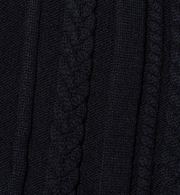 UNITED ARROWS「ケーブル ペプラム ノースリーブ ニット ベスト ‐ウォッシャブル‐」|ベスト・ジレ|