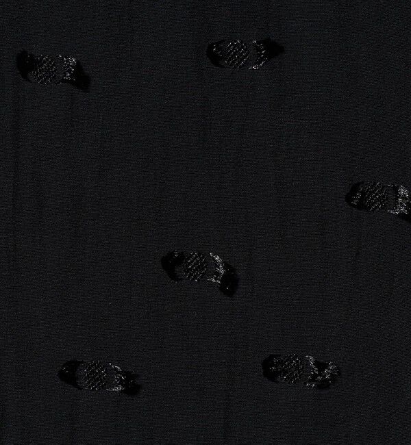 UNITED ARROWS「ドットカットジャガード シャツ ブラウス ‐ウォッシャブル‐」|シャツ・ブラウス|