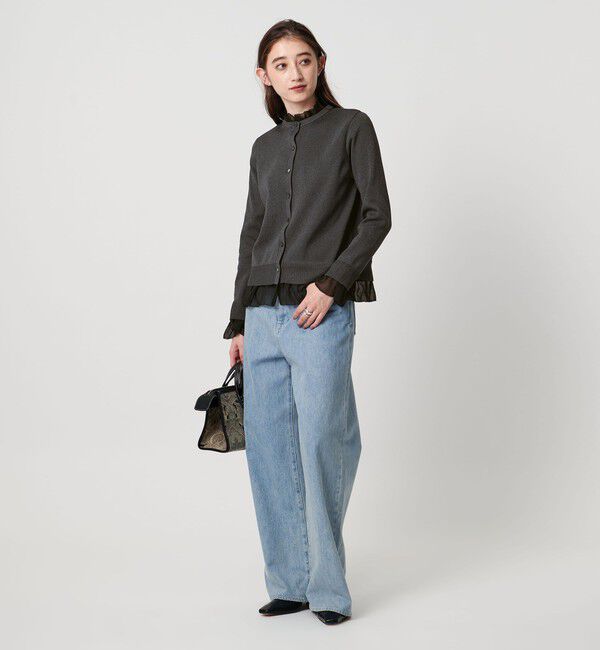 UNITED ARROWS「4WAY シフォン カーディガン ‐ウォッシャブル‐」|カーディガン|