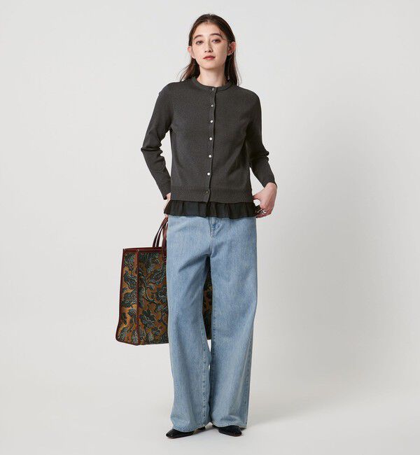 UNITED ARROWS「4WAY シフォン カーディガン ‐ウォッシャブル‐」|カーディガン|