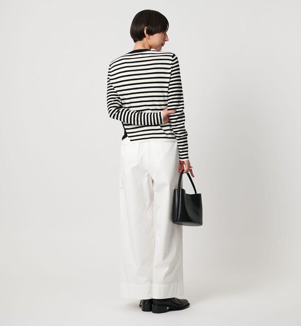 UNITED ARROWS「イレギュラー ボーダー ロングスリーブ ニット」|ニット・セーター|