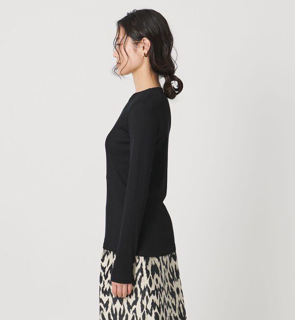 UNITED ARROWS「コットン テレコ クルーネック カットソー」|Tシャツ・カットソー|