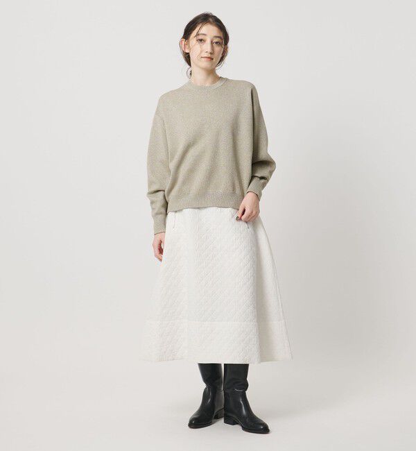 UNITED ARROWS「ラメ ニット スウェット ‐ウォッシャブル‐」|ニット・セーター|