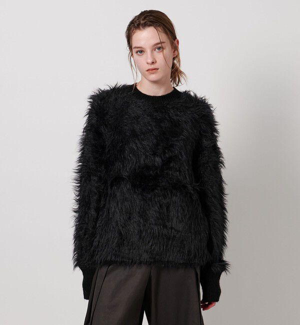 ASTRAET「＜ASTRAET＞シャギー クルーネックニット」|ニット・セーター|