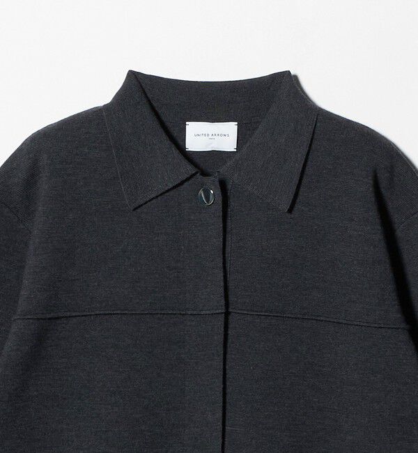 UNITED ARROWS「ミラノリブ ニット ジャケット」|カーディガン|