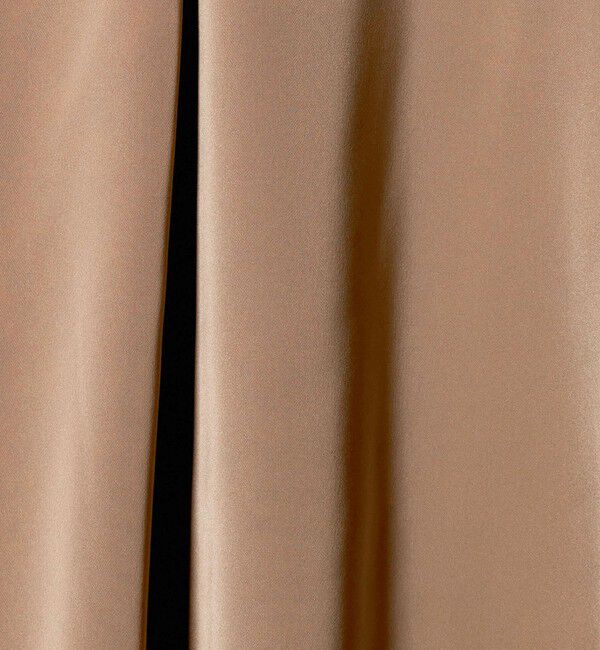 UNITED ARROWS「サテン Vネック ブラウス ‐ウォッシャブル‐」|シャツ・ブラウス|