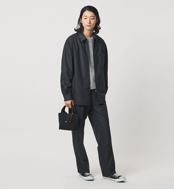 UNITED ARROWS「＜hALON＞ストライプ ニット トートバッグS」|トートバッグ|