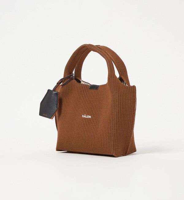 UNITED ARROWS「＜hALON＞ストライプ ニット トートバッグS」|トートバッグ|