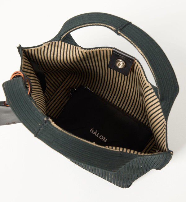 UNITED ARROWS「＜hALON＞ストライプ ニット トートバッグS」|トートバッグ|