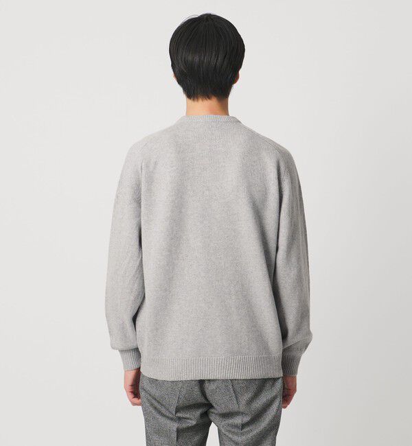 UNITED ARROWS「ウール カシミヤ ミドルゲージ クルーネック ニット」|ニット・セーター|