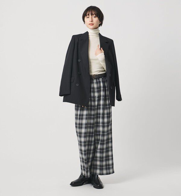 UNITED ARROWS「18G フィットリブ タートルネック ニット」|ニット・セーター|