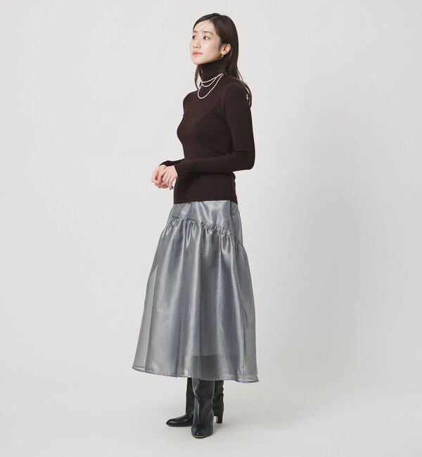 UNITED ARROWS「18G フィットリブ タートルネック ニット」|ニット・セーター|