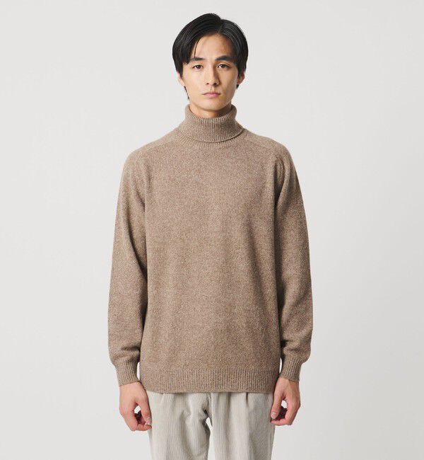UNITED ARROWS「ウール カシミヤ ミドルゲージ タートルネック ニット」|ニット・セーター|