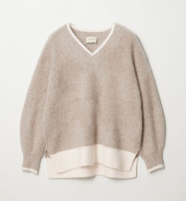 UNITED ARROWS「フォックスカシミヤ Vネック ニット」|ニット・セーター|