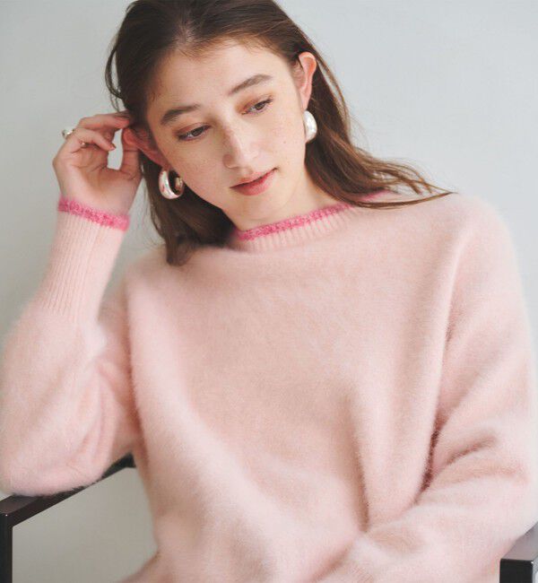 UNITED ARROWS「フォックスカシミヤ クルーネック ニット」|ニット・セーター|