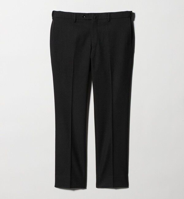 UNITED ARROWS「サイドエクステンド バーズアイ ノープリーツスラックス COMFORT EASY‐MODEL ウォッシャブル ストレッチ」|スラックス|