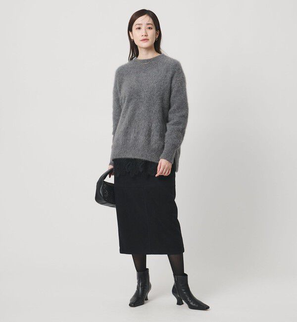 UNITED ARROWS「スエードライク タイトスカート ‐ウォッシャブル‐」|タイト|