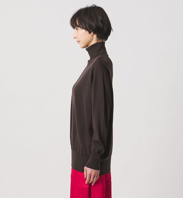 UNITED ARROWS「18G ウール タートルネック ニット ‐ウォッシャブル‐」|ニット・セーター|