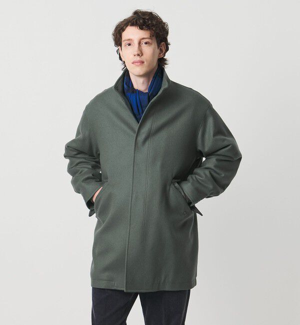 UNITED ARROWS「ウーステッドメルトン ミリタリーコート」|その他|