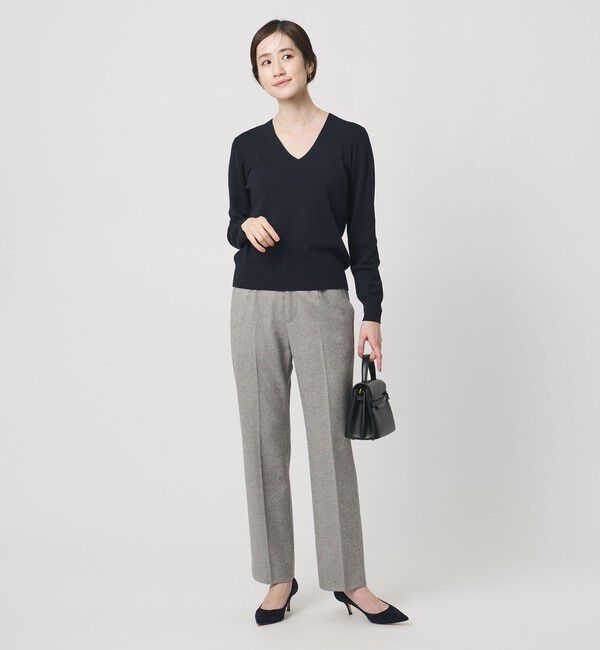 UNITED ARROWS「クラス ツイード ストレート パンツ」|チノ|