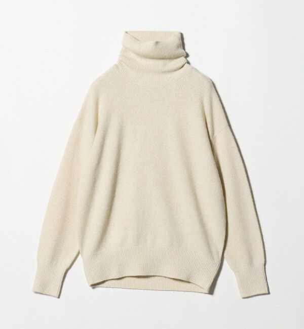 UNITED ARROWS「フォックス ウール ラメ タートルネック ニット」|ニット・セーター|