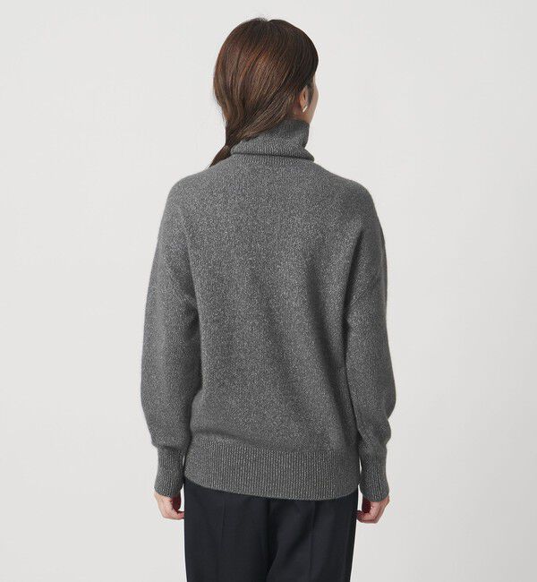 UNITED ARROWS「フォックス ウール ラメ タートルネック ニット」|ニット・セーター|