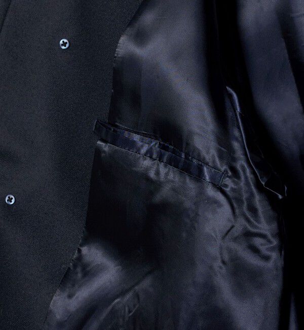 UNITED ARROWS「ウーステッドメルトン バルマカーンコート」|ステンカラーコート|