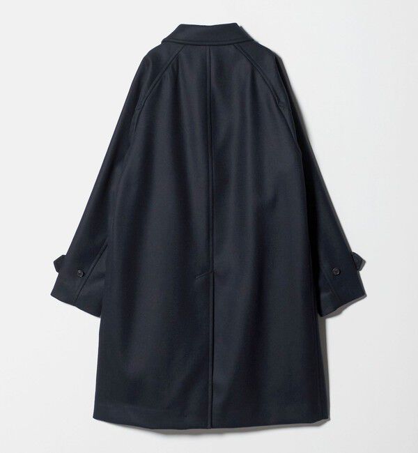 UNITED ARROWS「ウーステッドメルトン バルマカーンコート」|ステンカラーコート|