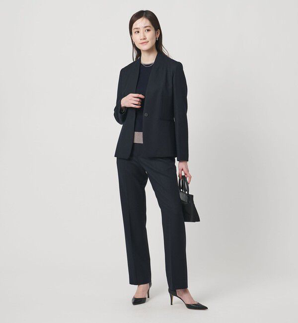 UNITED ARROWS「18G ウール リブ ニット」|ニット・セーター|