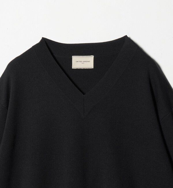 UNITED ARROWS「ウールブレンド Vネックニット ‐ウォッシャブル‐」|ニット・セーター|