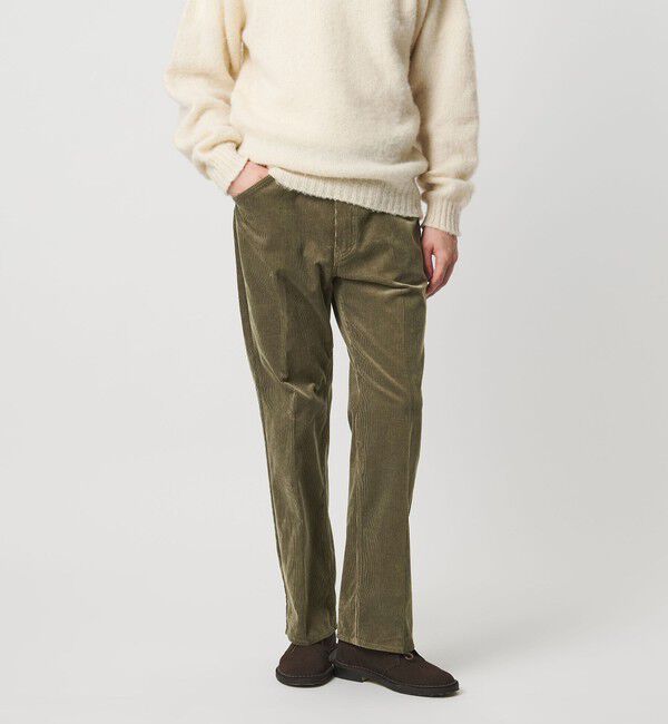 UNITED ARROWS「ハイマウント コーデュロイ ロデオストレートパンツ」|チノ|