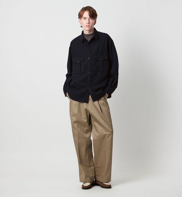 UNITED ARROWS「＜District＞シュリンク サージ 2ポケット シャツ」|シャツ・ブラウス|